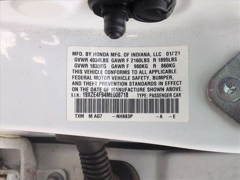 Certified 2021 Honda Insight Touring image 25