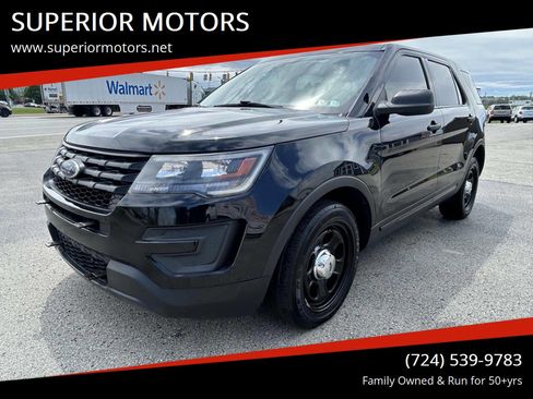 Used 2017 Ford Explorer 4WD Police Interceptor w/ 2-tone Vinyl Package #1 image 1