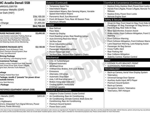 Used 2025 GMC Acadia Denali w/ Super Cruise Package image 1