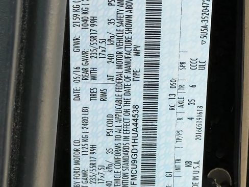 Used 2017 Ford Escape SE AWD/4WD image 30