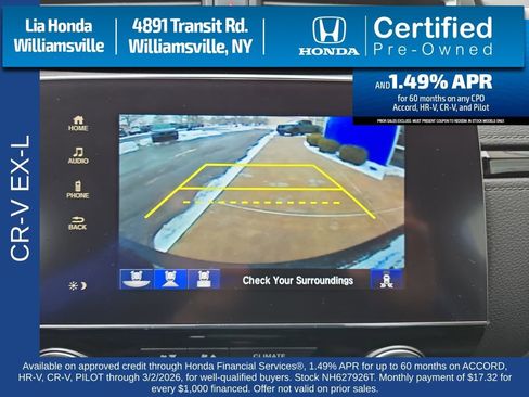 Certified 2022 Honda CR-V EX-L image 19