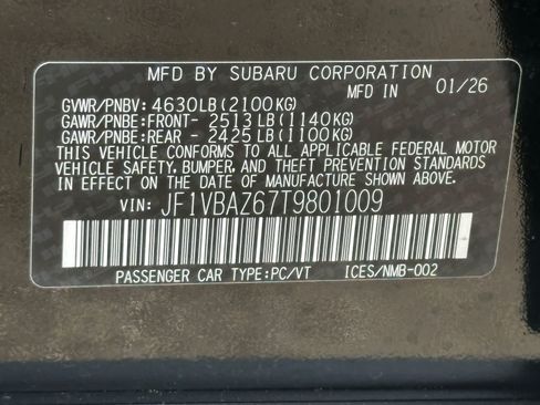 New 2026 Subaru WRX tS AWD/4WD image 30