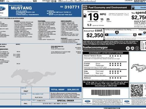 Used 2016 Ford Mustang GT w/ GT Performance Package RWD image 4