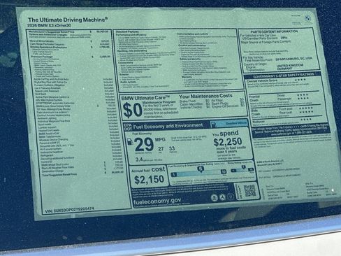 Used 2026 BMW X3 xDrive30 w/ Premium Package image 29