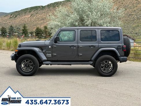 Used 2020 Jeep Wrangler Unlimited Sahara AWD/4WD image 2