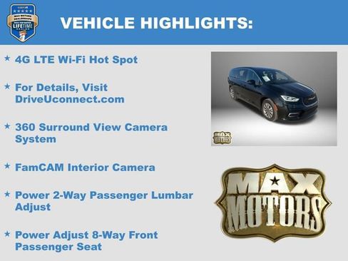 Used 2025 Chrysler Pacifica Select w/ Uconnect Theater Family Group image 23