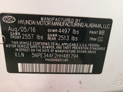 Used 2017 Hyundai Sonata Limited w/ Ultimate Package 04 FWD image 33