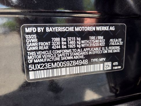 Certified 2025 BMW X7 xDrive40i w/ M Sport Package AWD/4WD image 19