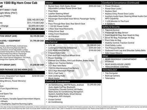 Used 2022 RAM 1500 Big Horn w/ Trailer Tow Group AWD/4WD image 6