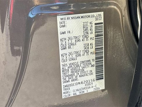 Used 2023 Nissan Frontier Pro-X w/ Technology Package image 31