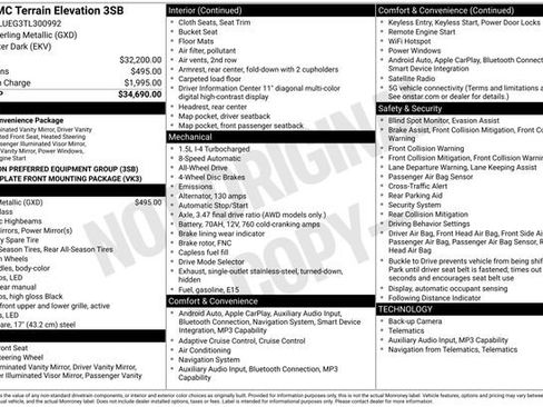 Used 2026 GMC Terrain Elevation AWD/4WD image 2