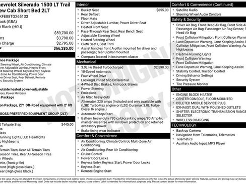 Used 2026 Chevrolet Silverado 1500 LT Trail Boss AWD/4WD image 6