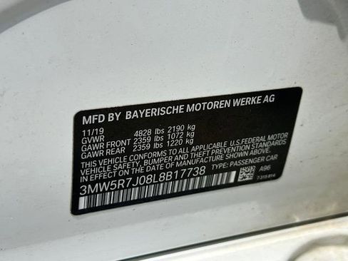 Used 2020 BMW 330i xDrive Sedan w/ Premium Package AWD/4WD image 31