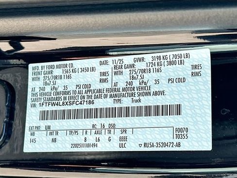 New 2025 Ford F150 Tremor w/ Equipment Group 402A High AWD/4WD image 21