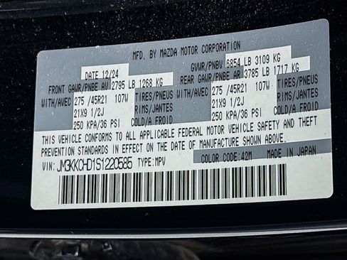 Certified 2025 MAZDA CX-90 3.3 Turbo w/ Premium Sport Pkg image 35