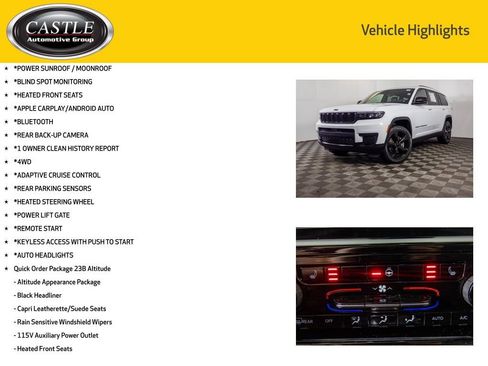 Used 2023 Jeep Grand Cherokee L Laredo image 3