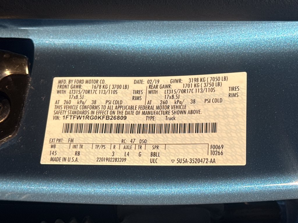 Used 2019 Ford F150 Raptor w/ Equipment Group 802A Luxury AWD/4WD image 20