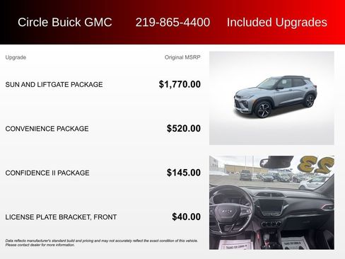 Used 2023 Chevrolet TrailBlazer RS w/ Sun and Liftgate Package image 3