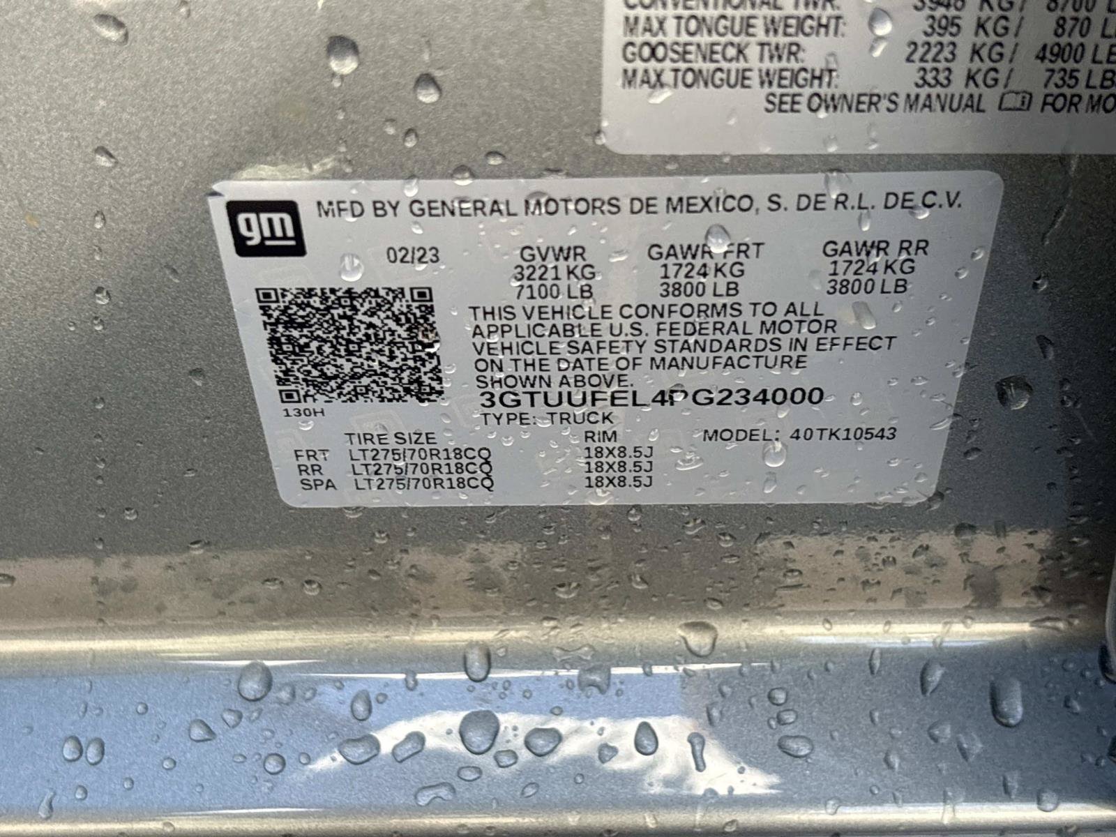 Used 2023 GMC Sierra 1500 AT4X AWD/4WD image 35