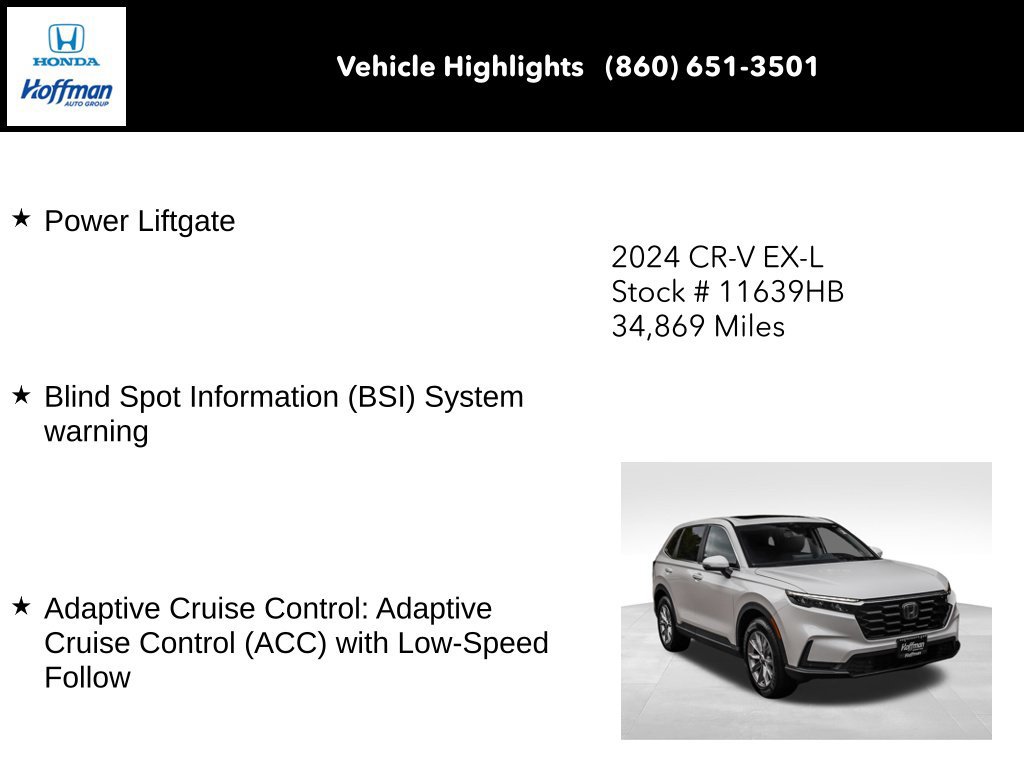 Used 2024 Honda CR-V EX-L image 9
