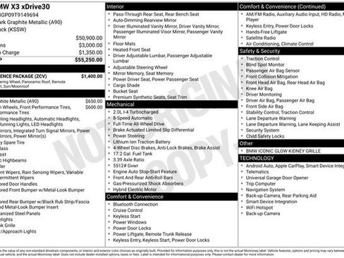 Used 2026 BMW X3 xDrive30 w/ Convenience Package image 41