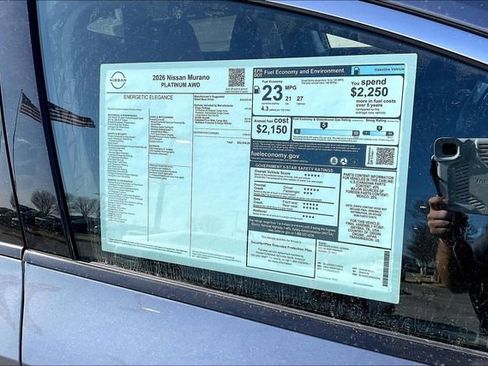 New 2026 Nissan Murano Platinum w/ Cargo Package image 13