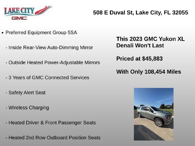 Used 2023 GMC Yukon XL Denali w/ LPO, Floor Liner Package RWD image 12