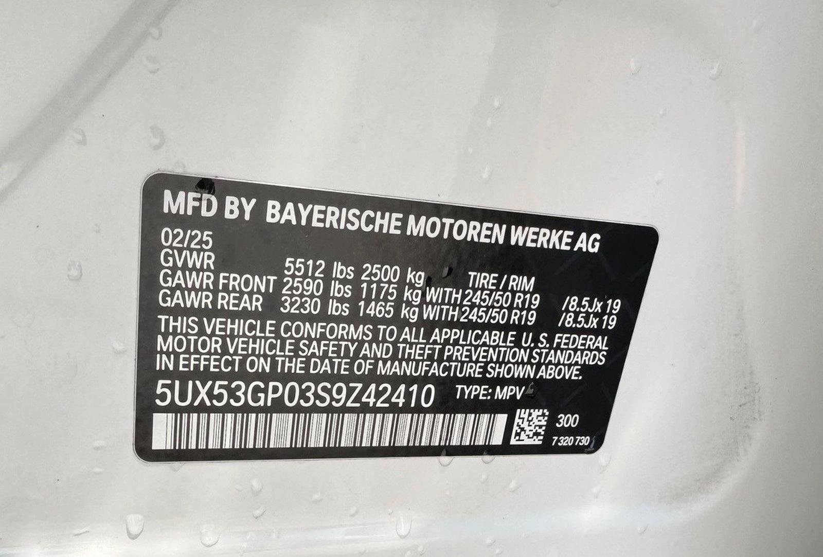 Used 2025 BMW X3 xDrive30i w/ Convenience Package AWD/4WD image 22