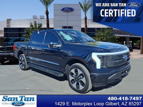 Certified 2023 Ford F150 Lightning Platinum image 1