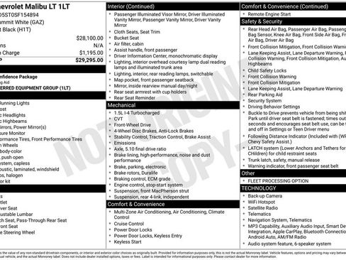 Used 2025 Chevrolet Malibu LT FWD image 53