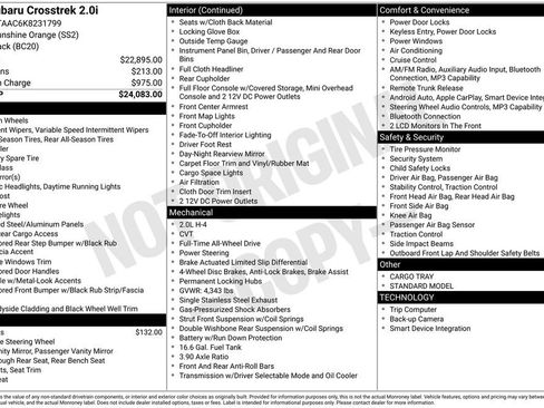 Used 2019 Subaru Crosstrek 2.0i image 31