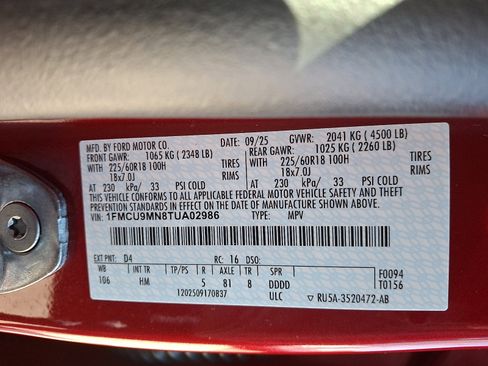 Used 2026 Ford Escape ST-Line w/ Tech Pack #1 AWD/4WD image 26