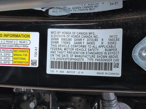 Used 2023 Honda Civic Sport image 23