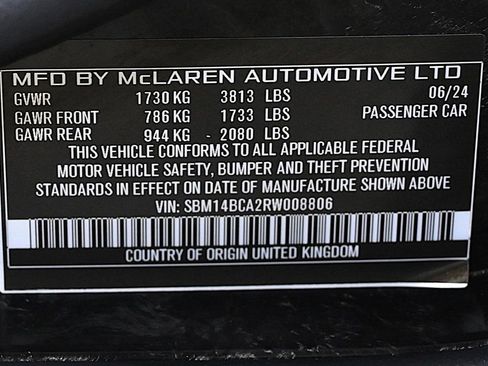 Used 2024 McLaren 750S Spider image 27