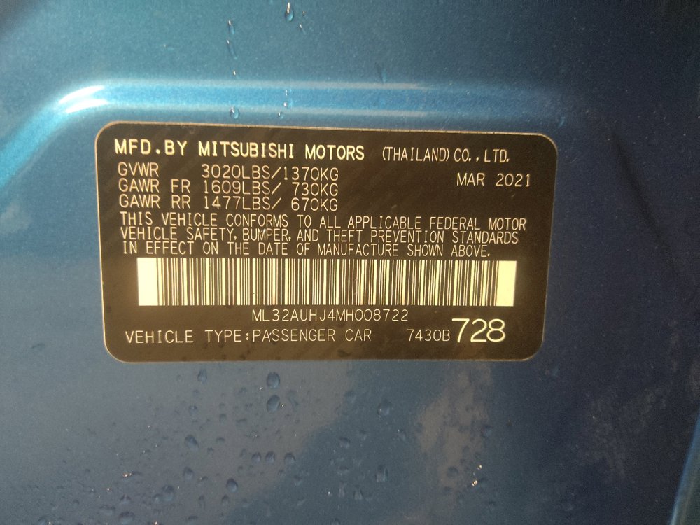 Used 2021 Mitsubishi Mirage ES FWD image 33