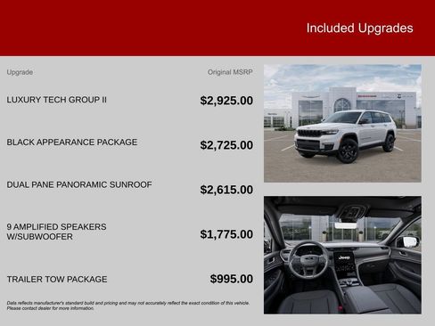 New 2025 Jeep Grand Cherokee L Limited w/ Luxury Tech Group II image 7