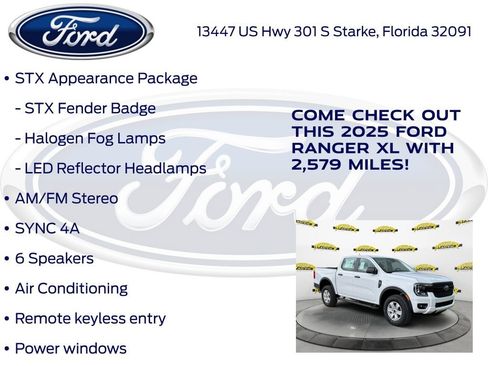 New 2025 Ford Ranger XL w/ Trailer Tow Package image 15