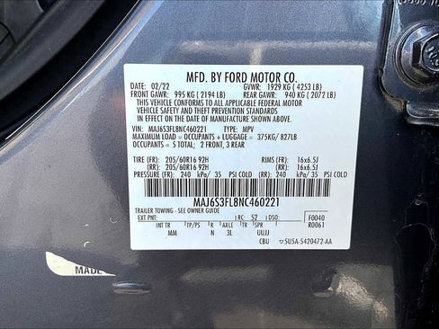 Used 2022 Ford EcoSport S image 55