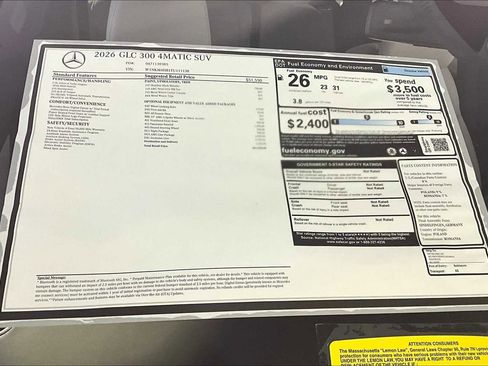 New 2026 Mercedes-Benz GLC 300 4MATIC image 18