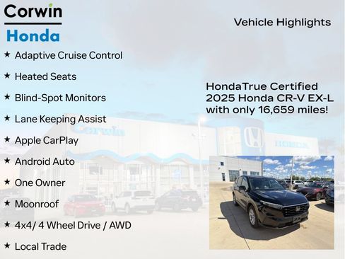 Used 2025 Honda CR-V EX-L image 9