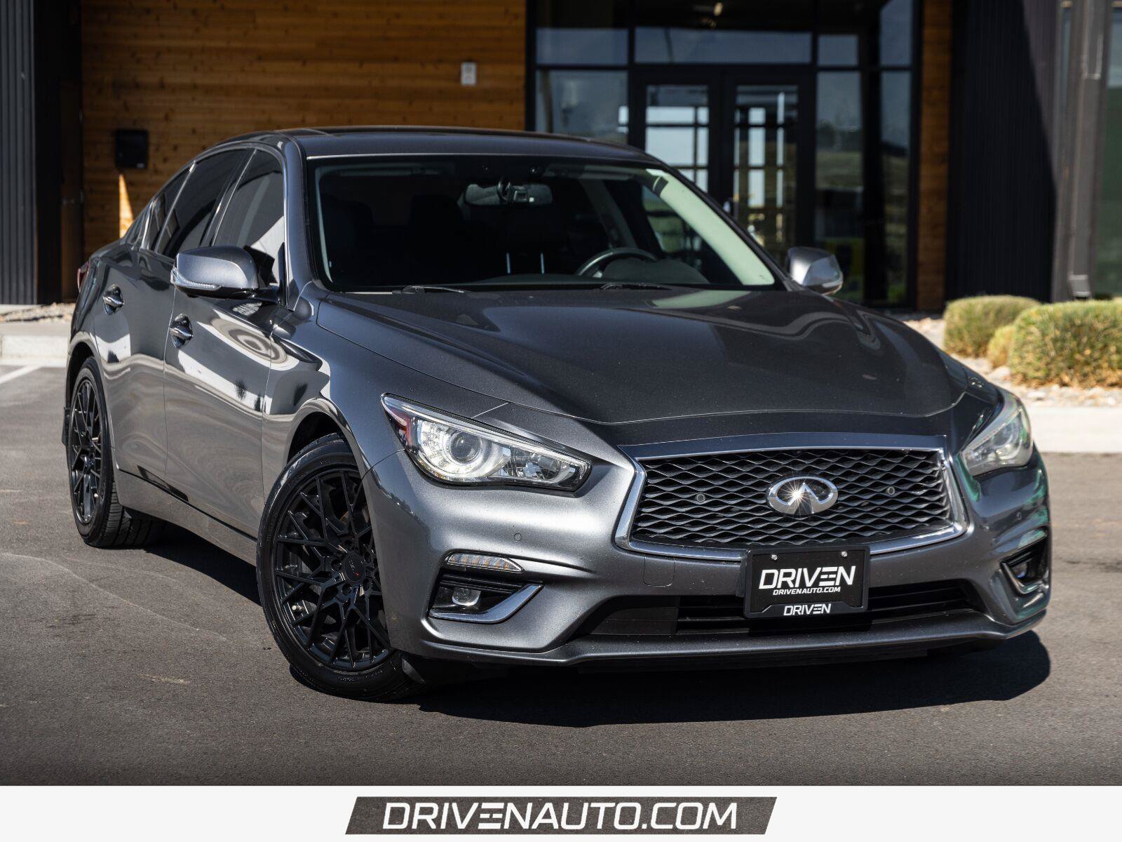 Used 2021 INFINITI Q50 Luxe w/ Cargo Package AWD/4WD image 1