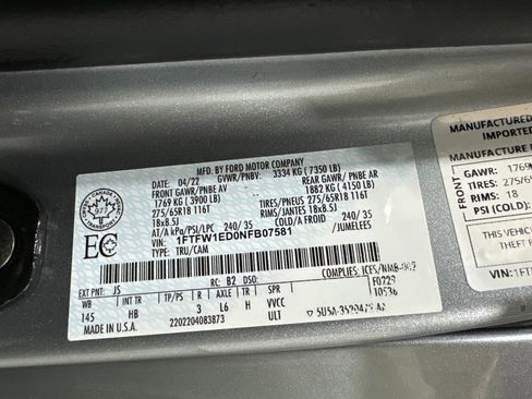 Used 2022 Ford F150 Lariat image 48