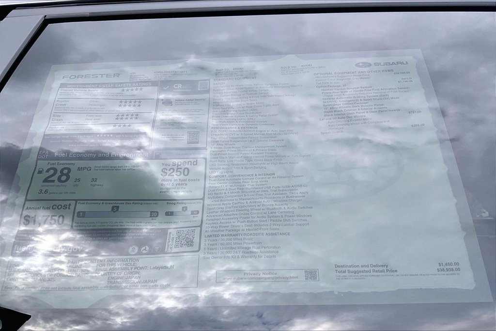New 2026 Subaru Forester Sport AWD/4WD image 17