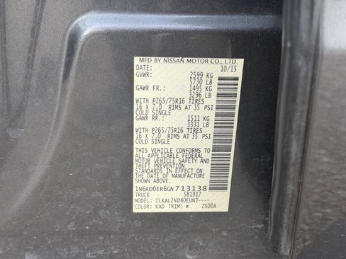 Used 2016 Nissan Frontier Desert Runner image 16