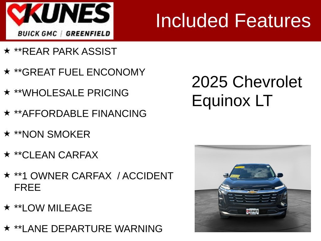 Used 2025 Chevrolet Equinox LT FWD image 3