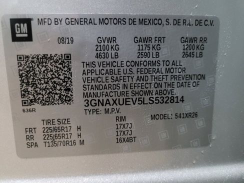 Used 2020 Chevrolet Equinox LT AWD/4WD image 33