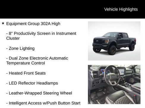 Used 2022 Ford F150 XLT w/ Equipment Group 302A High image 11