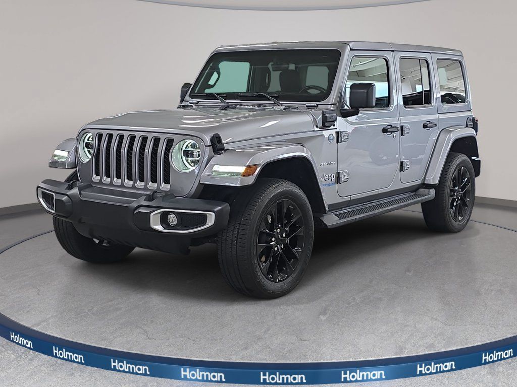 Used 2021 Jeep Wrangler Unlimited Sahara w/ Safety Group AWD/4WD image 1