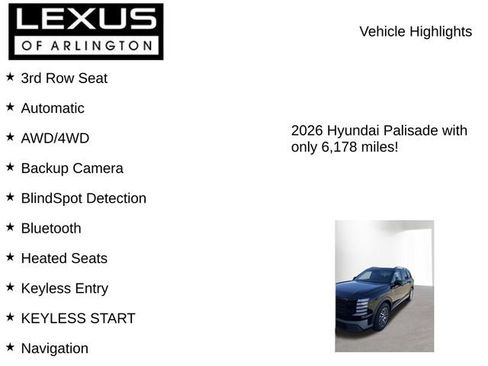 Used 2026 Hyundai Palisade SEL AWD/4WD image 7