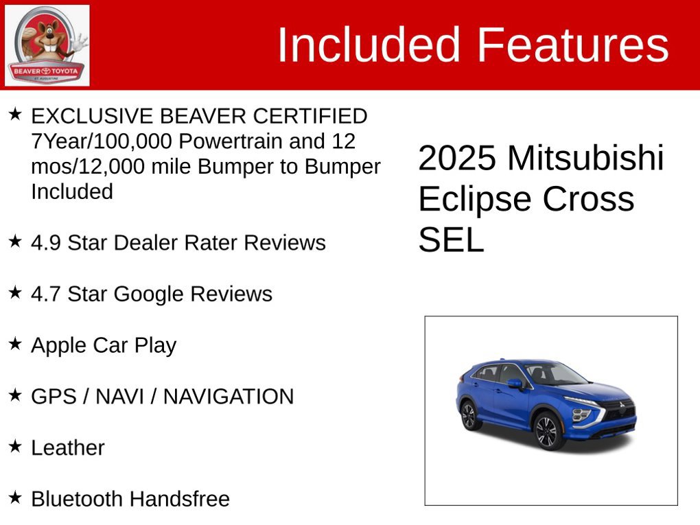 Used 2025 Mitsubishi Eclipse Cross SEL AWD/4WD image 4